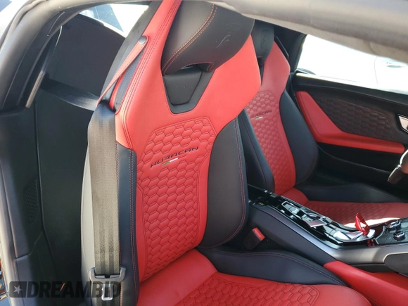 2018 Lamborghini Huracan z VIN ZHWUR2ZF5JLA10561, wystawiony jako Copart lot #75416254 z przebiegiem Nie podano mil oraz Nie do naprawy. Historia ofert i sprzedaży dostępna na DreamBid. Obrazek 10.