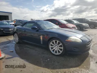 2007 Jaguar XK with VIN SAJDA44B175B00420, listed as a Copart auction lot 45976165 with 0 mi miles and Salvage Title. Bid and sale history available at carsss.com. Image 4.