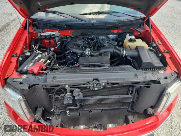 2011 Ford F-150 XL with VIN 1FTMF1CM4BFC43587, listed as a Copart auction lot 63575815 with 110,717 mi miles and Clean title. Bid and sale history available at DreamBid. Image 11.