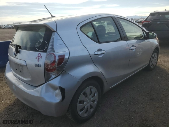 2012 Toyota Prius c One with VIN JTDKDTB38C1031114, listed as a Copart auction lot 49002415 with 114,237 mi miles and Clean Title. Bid and sale history available at carsss.com. Image 3.