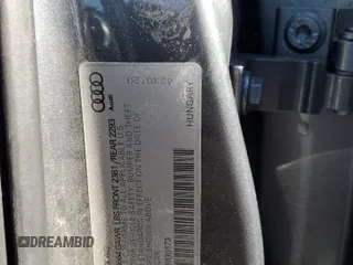 2018 Audi A3 Sedan Premium Plus with VIN WAUJ8GFF0J1030173, listed as a Copart auction lot 58265454 with 85,404 mi miles and Salvage Title. Bid and sale history available at carsss.com. Image 12.