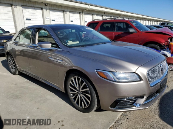 2020 Lincoln Continental Standard with VIN 1LN6L9PKXL5601903, listed as a Copart auction lot 82810864 with 0 mi miles and Salvage Title. Bid and sale history available at carsss.com. Image 4.