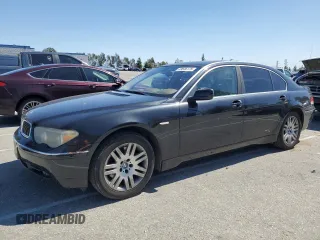 2002 BMW 7 Series 745Li with VIN WBAGN63472DR00064, listed as a Copart auction lot 49536175 with 97,737 mi miles and Clean Title. Bid and sale history available at carsss.com. Image 1.
