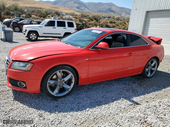 2008 Audi A5 with VIN WAUDK78T38A021950, listed as a Copart auction lot 72202224 with 122,083 mi miles and Salvage Title. Bid and sale history available at carsss.com. Image 1.