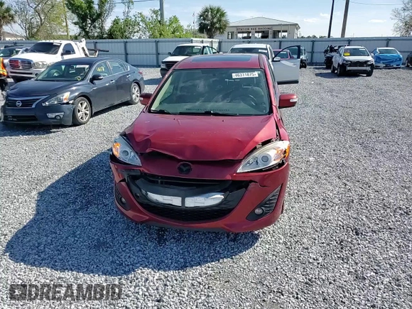 2014 Mazda 5 Touring with VIN JM1CW2CL0E0173179, listed as a Copart auction lot 46311875 with 101,710 mi miles and Salvage Title. Bid and sale history available at carsss.com. Image 12.