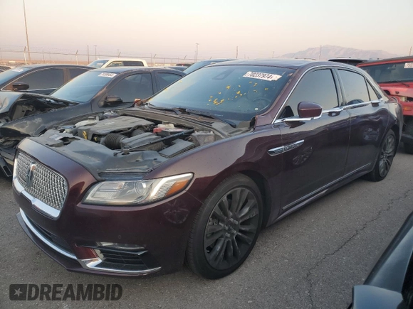 2018 Lincoln Continental Reserve with VIN 1LN6L9NC6J5603219, listed as a Copart auction lot 70237974 with 149,279 mi miles and Salvage Title. Bid and sale history available at carsss.com. Image 1.