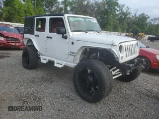 2016 Jeep Wrangler Unlimited Sport with VIN 1C4HJWDG1GL185985, listed as a Copart auction lot 49997255 with 144,549 mi miles and Salvage title. Bid and sale history available at DreamBid. Image 4.