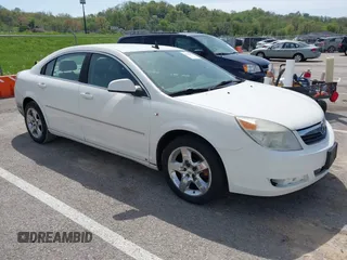 2008 Saturn Aura XE with VIN 1G8ZS57B98F235442, listed as a IAAI auction lot 42100073 with 130,084 mi miles. Bid and sale history available at carsss.com. Image 1.