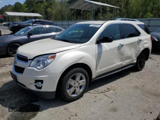 2014 Chevrolet Equinox LTZ with VIN 1GNALDEK5EZ135644, listed as a Copart auction lot 51058905 with 112,736 mi miles and Salvage Title. Bid and sale history available at carsss.com. Image 1.