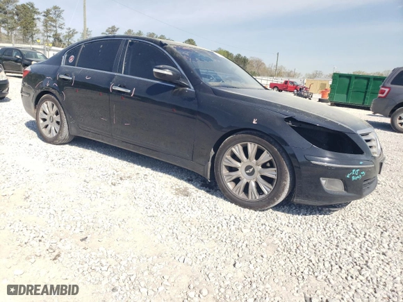 2009 Hyundai Genesis with VIN KMHGC46E19U039312, listed as a Copart auction lot 51131965 with 234,586 mi miles and Salvage Title. Bid and sale history available at carsss.com. Image 4.