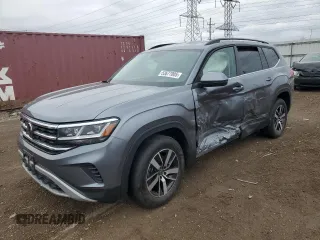2021 Volkswagen Atlas SE z VIN 1V2LP2CA6MC580253, wystawiony jako Copart lot #53677005 z przebiegiem Nie podano mil oraz Szkoda całkowita • Salvage title. Historia ofert i sprzedaży dostępna na DreamBid. Obrazek 1.