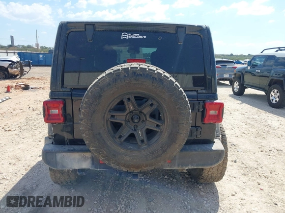 2022 Jeep Wrangler Unlimited Sport with VIN 1C4HJXDG7NW120432, listed as a IAAI auction lot 40498948 with 11,235 mi miles and . Bid and sale history available at DreamBid. Image 16.