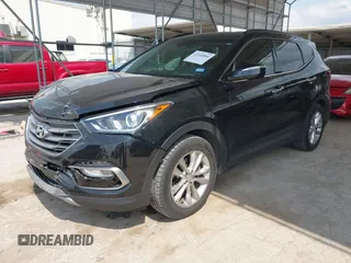 2018 Hyundai Santa Fe 2.0T with VIN 5XYZU4LA9JG536741, listed as a IAAI auction lot 42160866 with 86,356 mi miles and . Bid and sale history available at DreamBid. Image 2.