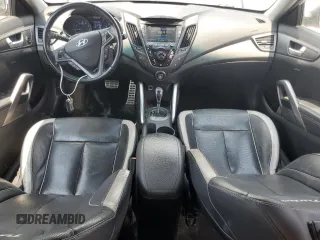 2014 Hyundai Veloster Turbo with VIN KMHTC6AE4EU182833, listed as a Copart auction lot 58911035 with 162,752 mi miles and Salvage title. Bid and sale history available at DreamBid. Image 8.