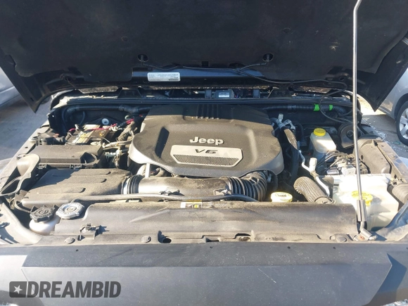 2018 Jeep Wrangler JK Unlimited Sahara with VIN 1C4HJWEG8JL921293, listed as a IAAI auction lot 41413264 with 90,566 mi miles. Bid and sale history available at carsss.com. Image 10.