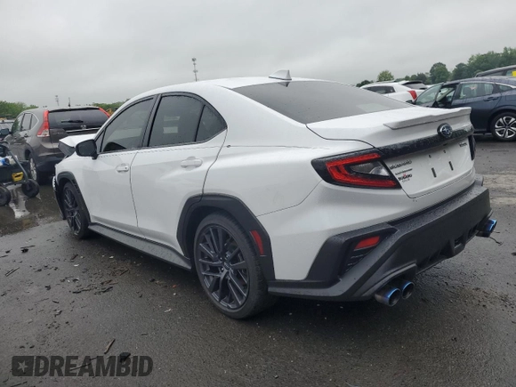 2023 Subaru WRX Premium with VIN JF1VBAF63P9809473, listed as a Copart auction lot 58580665 with 13,082 mi miles and Salvage title. Bid and sale history available at DreamBid. Image 2.