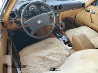 1983 Mercedes-Benz 380 SL with VIN WDBBA45A9DB026619, listed as a Copart auction lot 81116374 with 88,009 mi miles and Salvage Title. Bid and sale history available at carsss.com. Image 8.