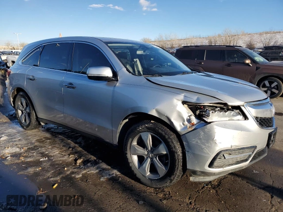 2015 Acura MDX with VIN 5FRYD4H24FB013864, listed as a Copart auction lot 87624775 with 162,893 mi miles and Salvage title. Bid and sale history available at DreamBid. Image 4.