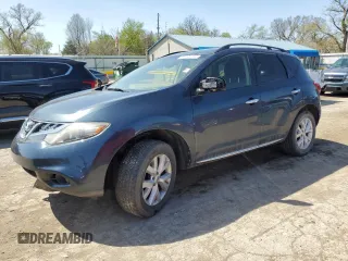 2013 Nissan Murano S z VIN JN8AZ1MW0DW315953, wystawiony jako Copart lot #52106195 z przebiegiem 180 647 mil mil oraz Szkoda całkowita • Salvage title. Historia ofert i sprzedaży dostępna na DreamBid. Obrazek 1.