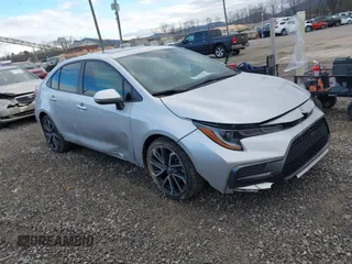 2021 Toyota Corolla XSE with VIN JTDT4MCE6MJ056475, listed as a IAAI auction lot 41428201 with 70,990 mi miles. Bid and sale history available at carsss.com. Image 1.