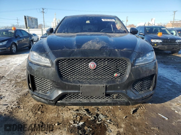 2017 Jaguar F-Pace S with VIN SADCM2BV1HA061406, listed as a Copart auction lot 88401635 with 75,845 mi miles and Salvage Title. Bid and sale history available at DreamBid. Image 5.