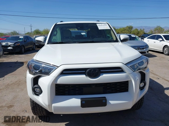 2023 Toyota 4Runner SR5 Premium with VIN JTENU5JR9P6146596, listed as a IAAI auction lot 42433599 with 17,251 mi miles and . Bid and sale history available at DreamBid. Image 12.