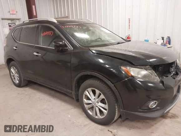 2016 Nissan Rogue SV with VIN 5N1AT2MV3GC876787, listed as a IAAI auction lot 41869337 with 189,375 mi miles. Bid and sale history available at carsss.com. Image 1.