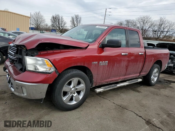 2015 Ram 1500 Big Horn z VIN 1C6RR7GT2FS723598, wystawiony jako Copart lot #45995345 z przebiegiem 143 594 mil mil oraz Szkoda całkowita • Salvage title. Historia ofert i sprzedaży dostępna na DreamBid. Obrazek 1.