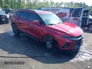 2019 Chevrolet Blazer RS z VIN 3GNKBERS4KS621667, wystawiony jako IAAI lot #42318074 z przebiegiem 88 638 mil mil oraz . Historia ofert i sprzedaży dostępna na DreamBid. Obrazek 1.
