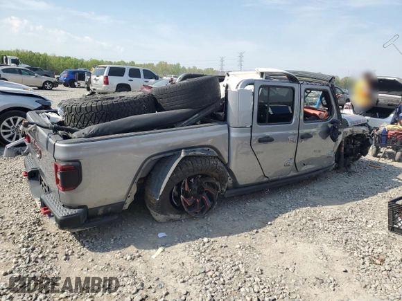 2020 Jeep Gladiator Rubicon z VIN 1C6JJTBG9LL135016, wystawiony jako Copart lot #52374035 z przebiegiem Nie podano mil oraz Szkoda całkowita • Salvage title. Historia ofert i sprzedaży dostępna na DreamBid. Obrazek 3.