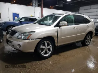 2006 Lexus RX 400h with VIN JTJHW31U660009747, listed as a Copart auction lot 60523035 with 136,553 mi miles and Salvage title. Bid and sale history available at DreamBid. Image 1.