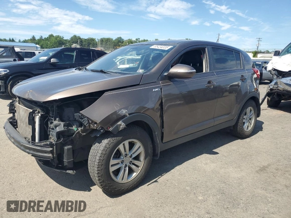 2011 Kia Sportage LX with VIN KNDPBCA2XB7110381, listed as a Copart auction lot 65434035 with 117,025 mi miles and Salvage title. Bid and sale history available at DreamBid. Image 1.