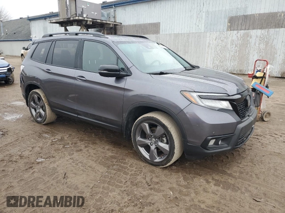 2021 Honda Passport Touring with VIN 5FNYF8H9XMB018998, listed as a Copart auction lot 46836075 with 190,925 mi miles and Salvage Title. Bid and sale history available at carsss.com. Image 4.