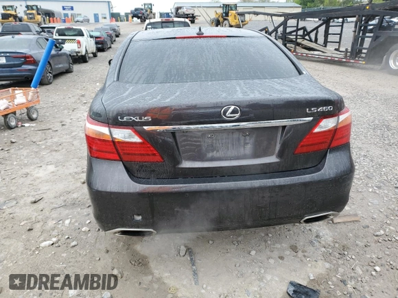 2010 Lexus LS 460 z VIN JTHBL5EFXA5096717, wystawiony jako Copart lot #52701975 z przebiegiem 166 392 mil mil oraz Szkoda całkowita • Salvage title. Historia ofert i sprzedaży dostępna na DreamBid. Obrazek 6.
