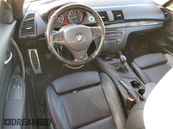 2011 BMW 1 Series 128i with VIN WBAUP9C5XBVF46514, listed as a Copart auction lot 85461494 with 155,919 mi miles and Clean title. Bid and sale history available at DreamBid. Image 8.