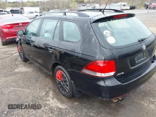 2010 Volkswagen Jetta SportWagen S with VIN 3VWKX7AJ2AM613348, listed as a IAAI auction lot 41941425 with 153,878 mi miles. Bid and sale history available at carsss.com. Image 3.