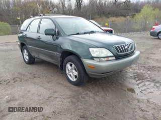 2001 Lexus RX 300 with VIN JTJHF10U410202767, listed as a IAAI auction lot 42099378 with 134,193 mi miles. Bid and sale history available at carsss.com. Image 1.