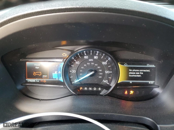 2018 Ford Explorer XLT with VIN 1FM5K7D88JGC72244, listed as a Copart auction lot 51465125 with 76,336 mi miles and Salvage Title. Bid and sale history available at carsss.com. Image 9.