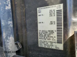 2012 Nissan Altima S with VIN 1N4AL2AP2CC196440, listed as a Copart auction lot 51795315 with 181,377 mi miles and Salvage Title. Bid and sale history available at DreamBid. Image 13.