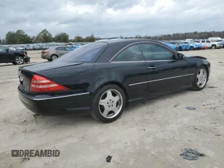 2002 Mercedes-Benz CL-Class with VIN WDBPJ75J32A029395, listed as a Copart auction lot 43396775 with 100,928 mi miles and Salvage Title. Bid and sale history available at carsss.com. Image 3.