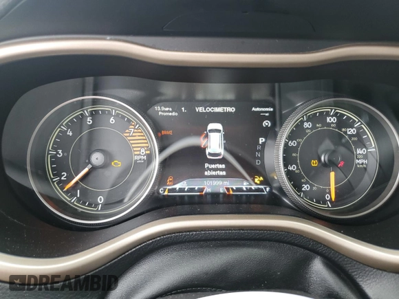 2016 Jeep Cherokee Limited with VIN 1C4PJMDS0GW145433, listed as a Copart auction lot 49681875 with 101,999 mi miles and Salvage title. Bid and sale history available at DreamBid. Image 9.