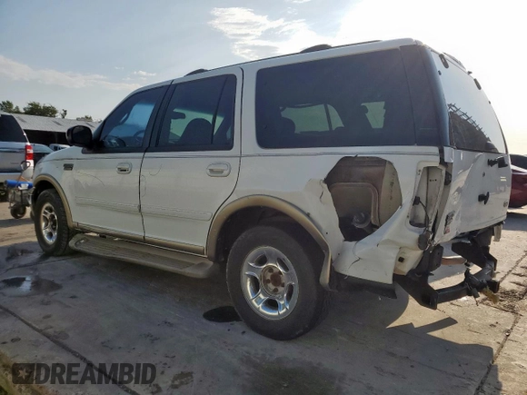 2002 Ford Expedition Eddie Bauer with VIN 1FMRU17L02LA05326, listed as a Copart auction lot 58048805 with 211,594 mi miles and Salvage title. Bid and sale history available at DreamBid. Image 2.