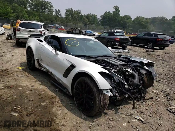 2019 Chevrolet Corvette Z06 1LZ with VIN 1G1YN2D60K5606363, listed as a Copart auction lot 58392733 with 24,777 mi miles and Salvage Title. Bid and sale history available at carsss.com. Image 11.
