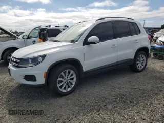 2017 Volkswagen Tiguan S z VIN WVGBV7AX1HK052229, wystawiony jako Copart lot #58441655 z przebiegiem 108 346 mil mil oraz Szkoda całkowita • Salvage title. Historia ofert i sprzedaży dostępna na DreamBid. Obrazek 1.