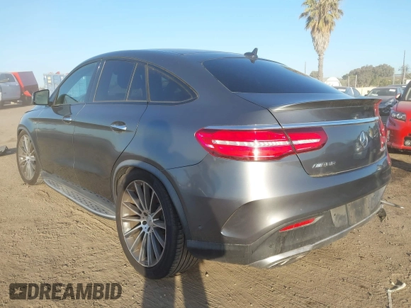 2017 Mercedes-Benz GLE 43 AMG with VIN 4JGED6EB2HA082208, listed as a IAAI auction lot 41166219 with 89,803 mi miles and . Bid and sale history available at DreamBid. Image 3.