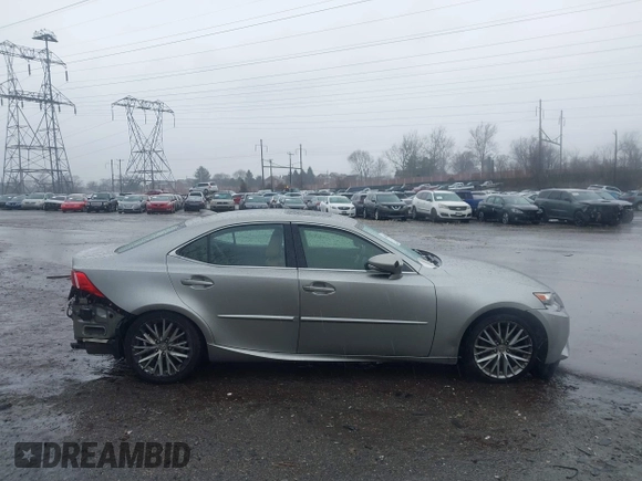 2014 Lexus IS 250 with VIN JTHCF1D22E5010356, listed as a IAAI auction lot 41869768 with 139,010 mi miles and . Bid and sale history available at DreamBid. Image 13.