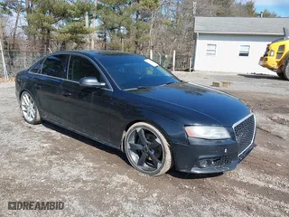 2012 Audi A4 2.0T Premium Plus with VIN WAUFFAFL7CA120700, listed as a IAAI auction lot 41743177 with 186,358 mi miles. Bid and sale history available at carsss.com. Image 1.