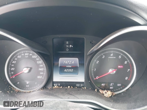 2017 Mercedes-Benz C 300 with VIN 55SWF4KB6HU212346, listed as a IAAI auction lot 42011013 with 62,332 mi miles and . Bid and sale history available at carsss.com. Image 7.