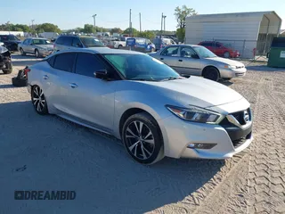 2018 Nissan Maxima SV with VIN 1N4AA6AP7JC360923, listed as a IAAI auction lot 41773909 with 66,733 mi miles. Bid and sale history available at carsss.com. Image 1.