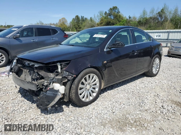 2011 Buick Regal CXL Turbo TO3 with VIN W04GX5GV4B1095226, listed as a Copart auction lot 51241725 with 149,433 mi miles and Salvage Title. Bid and sale history available at carsss.com. Image 1.